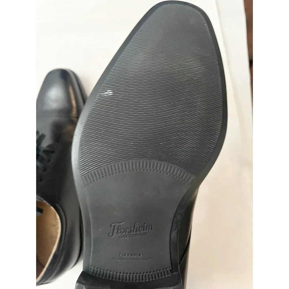 Florsheim Men's #11807-001 Azzio Cap Toe Oxford Shoe Black Size 10M